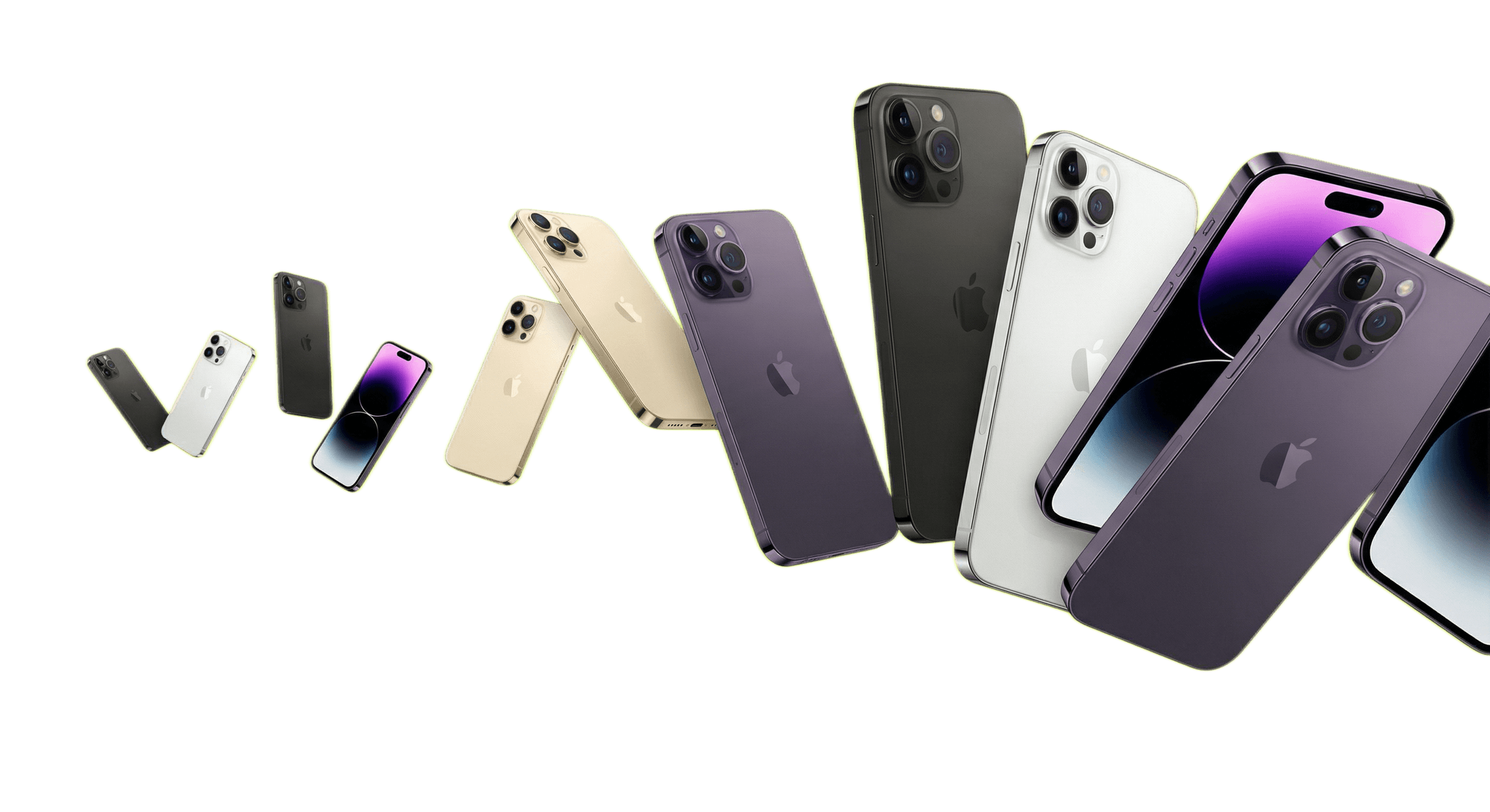 Selectie van refurbished iPhones klaar voor verkoop