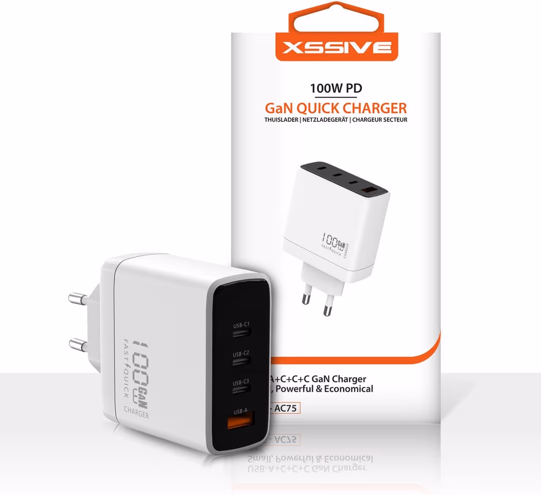 Snellader USB-C 100W